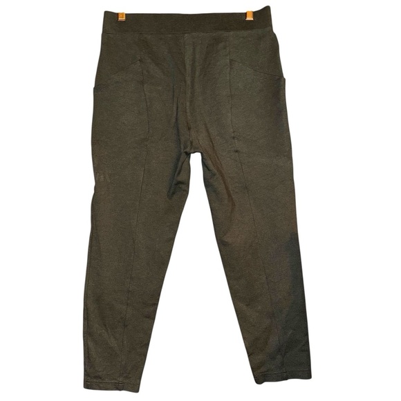 BETABRAND Zippered Journey Yoga Pants W1503-OL Green Size LP Large Petite - Picture 11 of 14